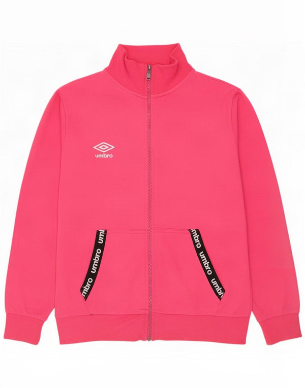 Umbro Grafisk træningsdragt topjakke til kvinder UK 14 Large Pink Colourblock