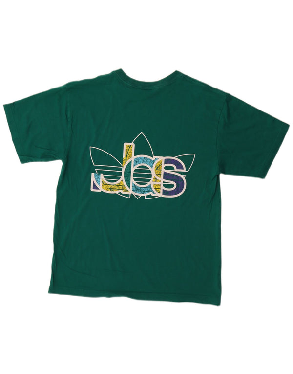 Męska koszulka graficzna Adidas Top Medium Green