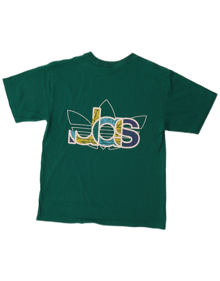 Męska koszulka graficzna Adidas Top Medium Green