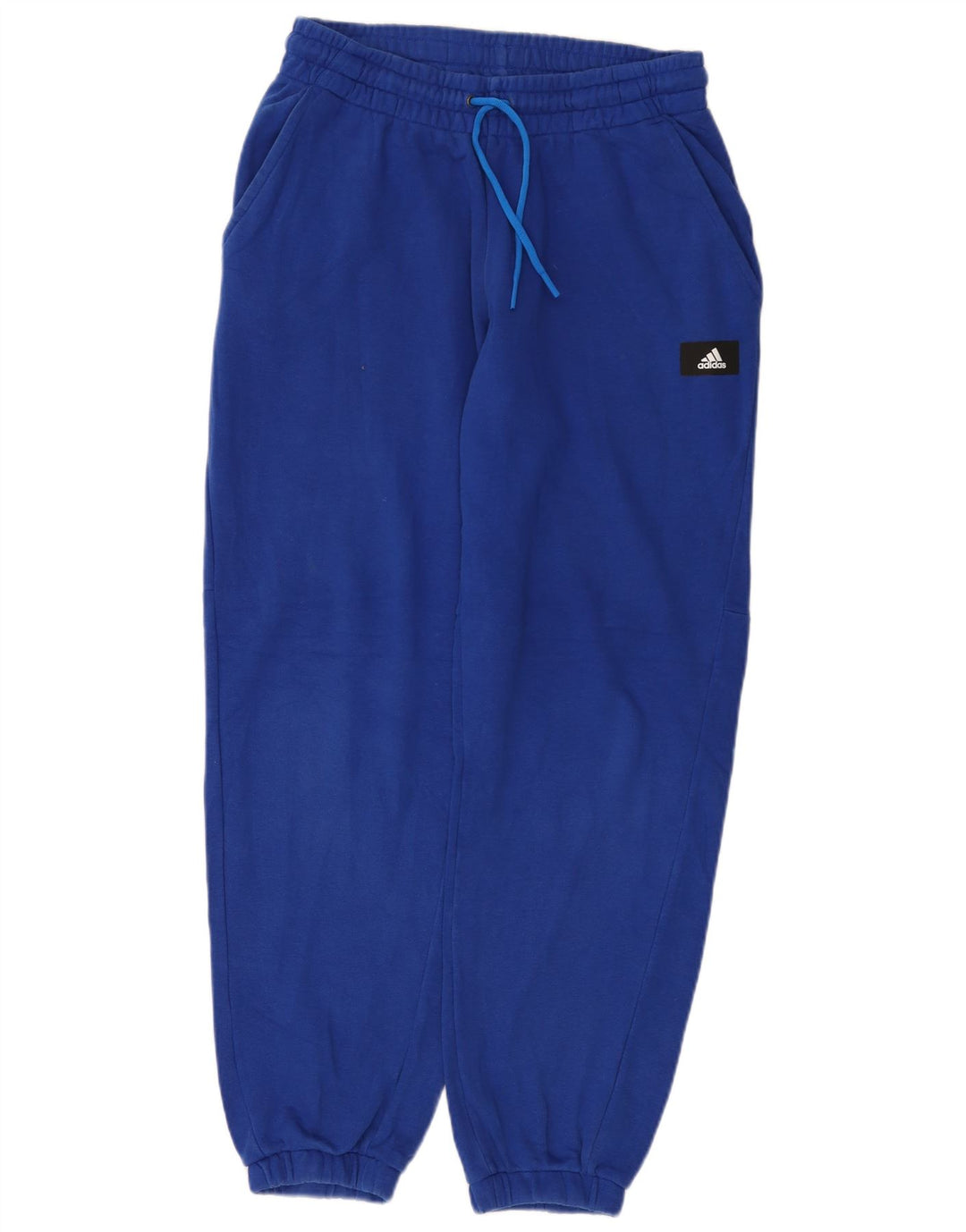 Adidas Mens Graphic Tracksuit Trousers Joggers Medium  Blue Cotton