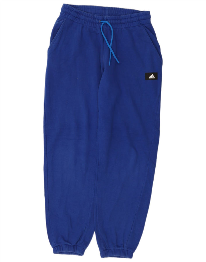 Adidas Mens Graphic Tracksuit Trousers Joggers Medium  Blue Cotton