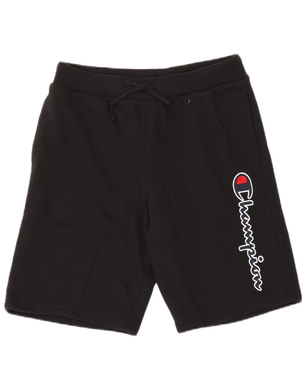 Champion drenge grafiske sportsshorts 13-14 år XL sort bomuld