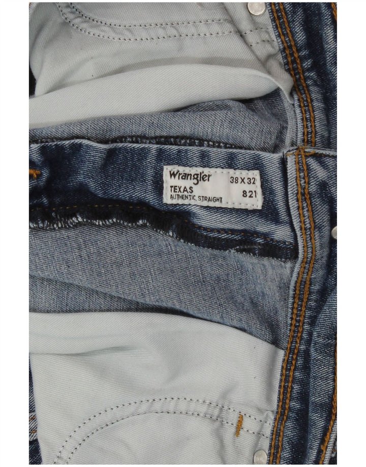 Wrangler Herren Texas Denim Shorts W38 XL Blau