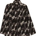 PACO BOUTIQUE Womens Overcoat UK 16 Large  Grey Geometric Polyester Vintage Paco Boutique and Second-Hand Paco Boutique from Messina Hembry 