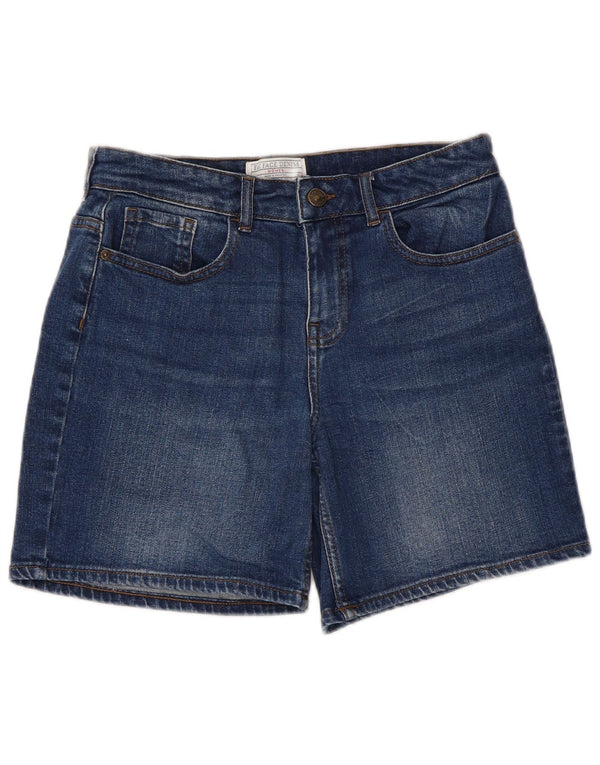 Fat Face Dame Denim Shorts UK 10 Small W30 Blue Cotton