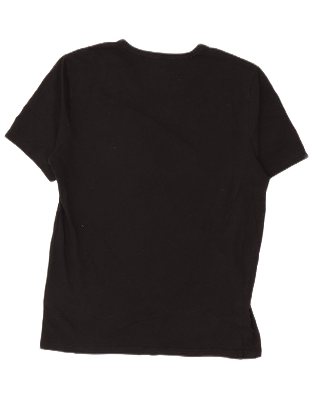 Hugo Boss Herre T-Shirt Top Medium Sort Bomuld