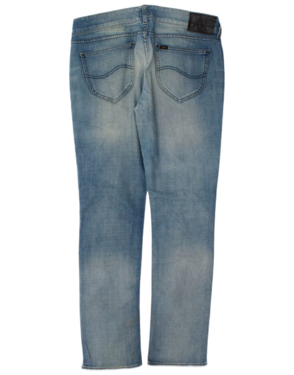 Lee Mens Slim Jeans W31 L33 Blå Bomuld