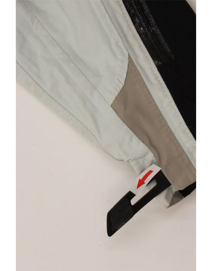 DAINESE Womens Windbreaker Jacket UK 14 Medium Off White Colourblock