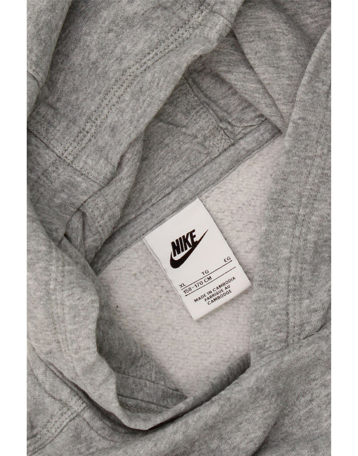 Nike Boys Hoodie Jumper 13-14 Years XL Grey