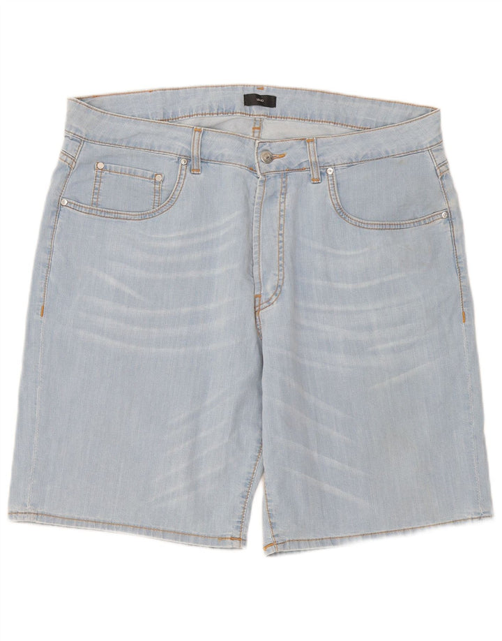 Liu Jo Mens Denim Shorts W38 XL Blue Cotton