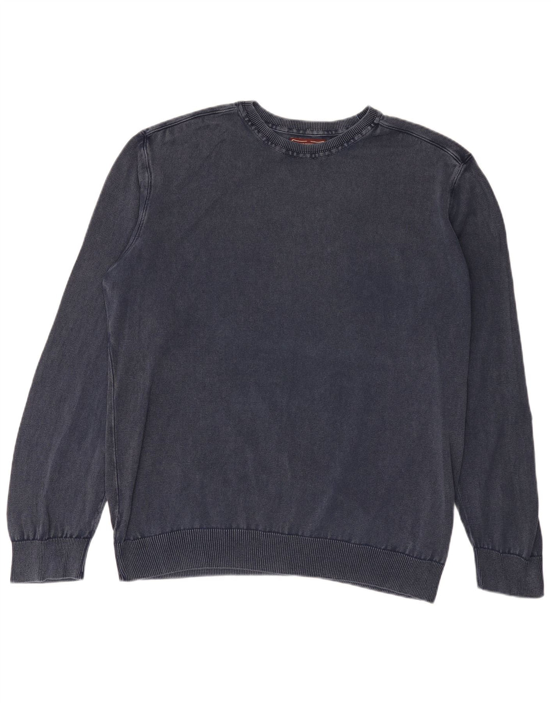 Marlboro Classics Mens Crew Neck Jumper Sweater 3XL Navy Blue