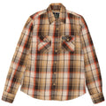 SUPERDRY Chemise Flanelle Homme Grand Carreau Marron Coton