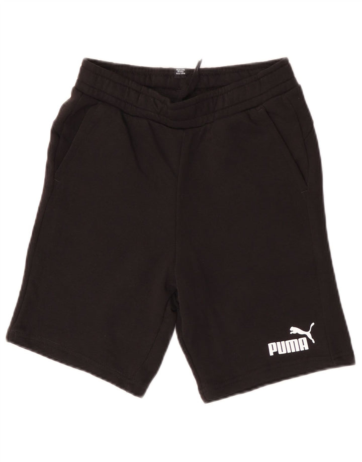 Puma Boys Sport Shorts 11-12 Years Black Cotton