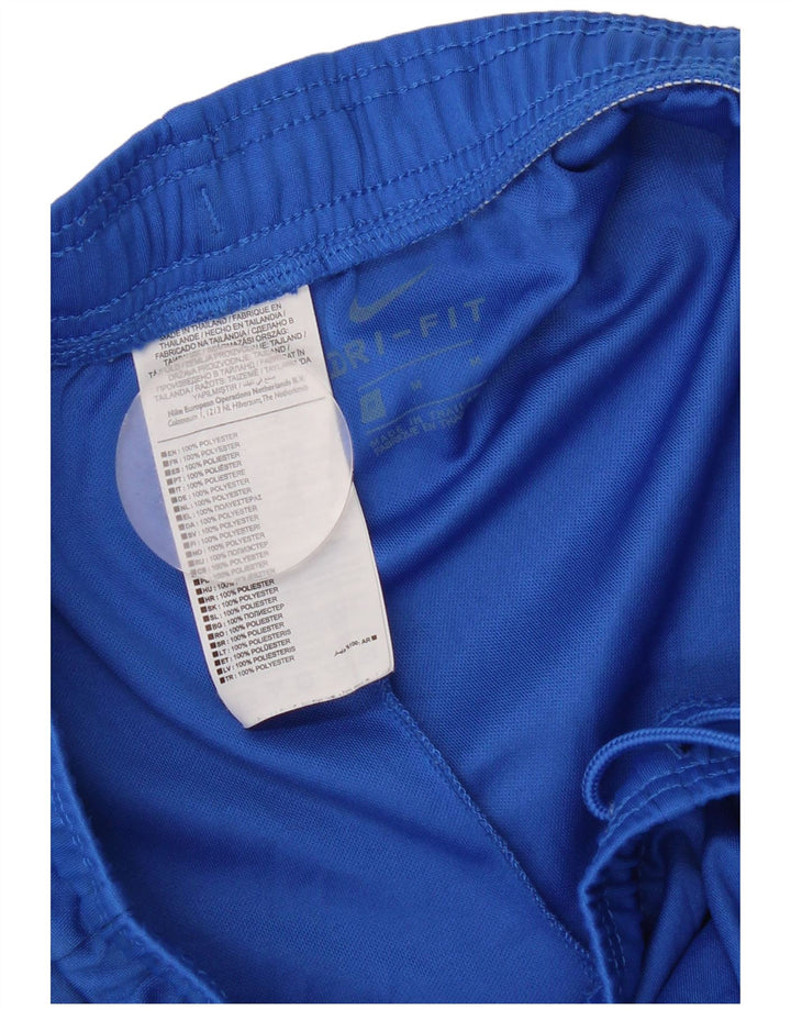 Nike Mens Dri Fit Sport Shorts Medium Blue Polyester