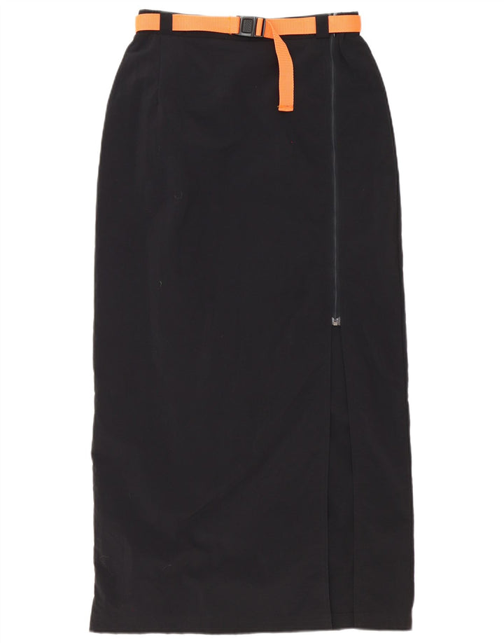 Fusta Maxi pentru femei Jack Wolfskin cu talie înaltă Medium W28 Poliester negru