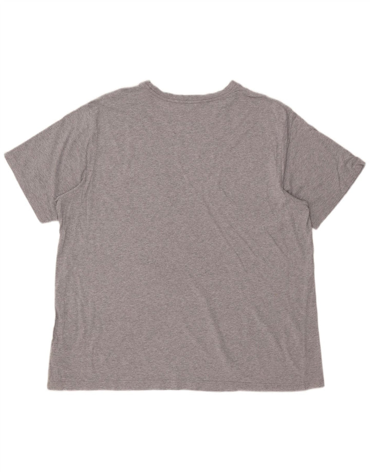 EDDIE BAUER Mens T-Shirt Top 2XL Grey Cotton