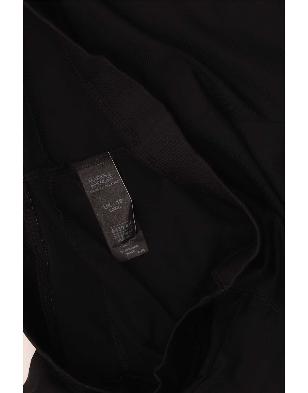 Marks & Spencer Træningsdragtsbukser til kvinder UK 16 Large Black Polyester