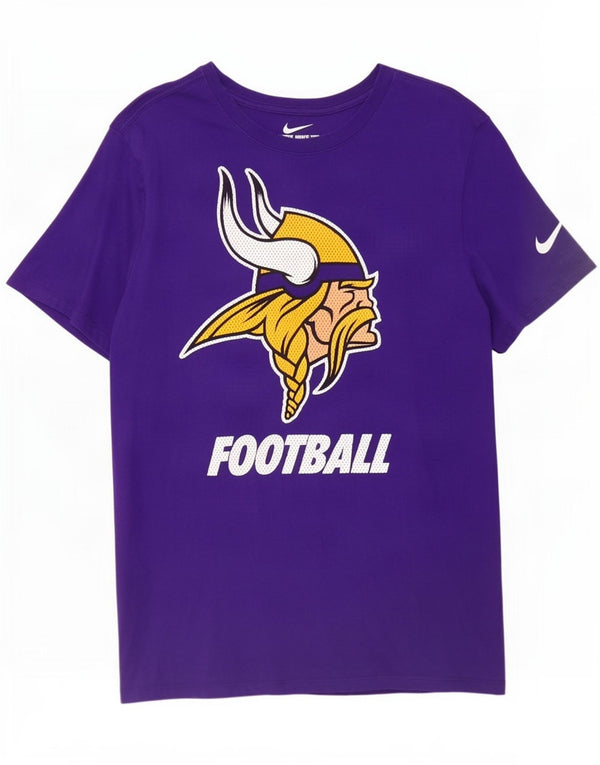 Nike Minnesota Vikings T-shirt graphique en coton pour homme Violet moyen