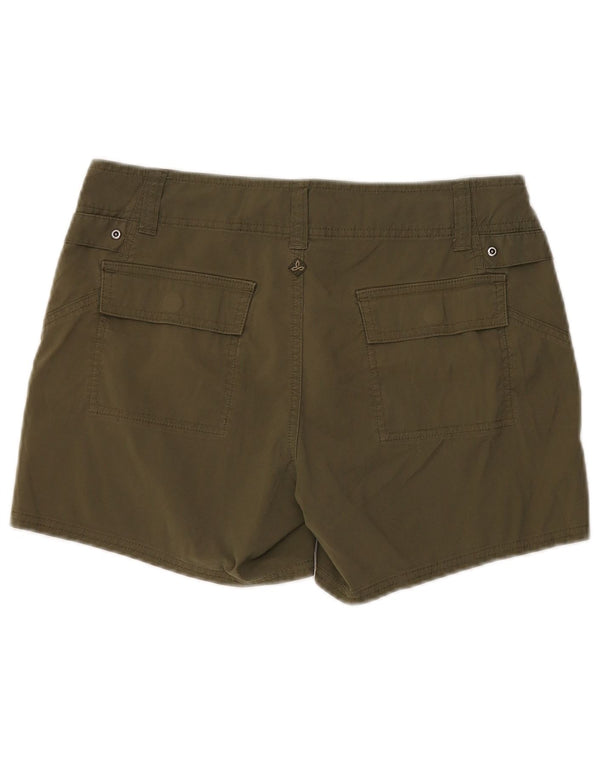 Pantaloncini cargo da donna Prana US 8 Medium W32 cotone kaki