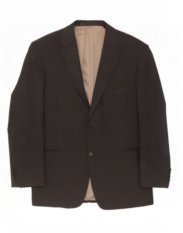 Marks & Spencer Herre 2-knaps blazerjakke UK 46 XL Grå uld