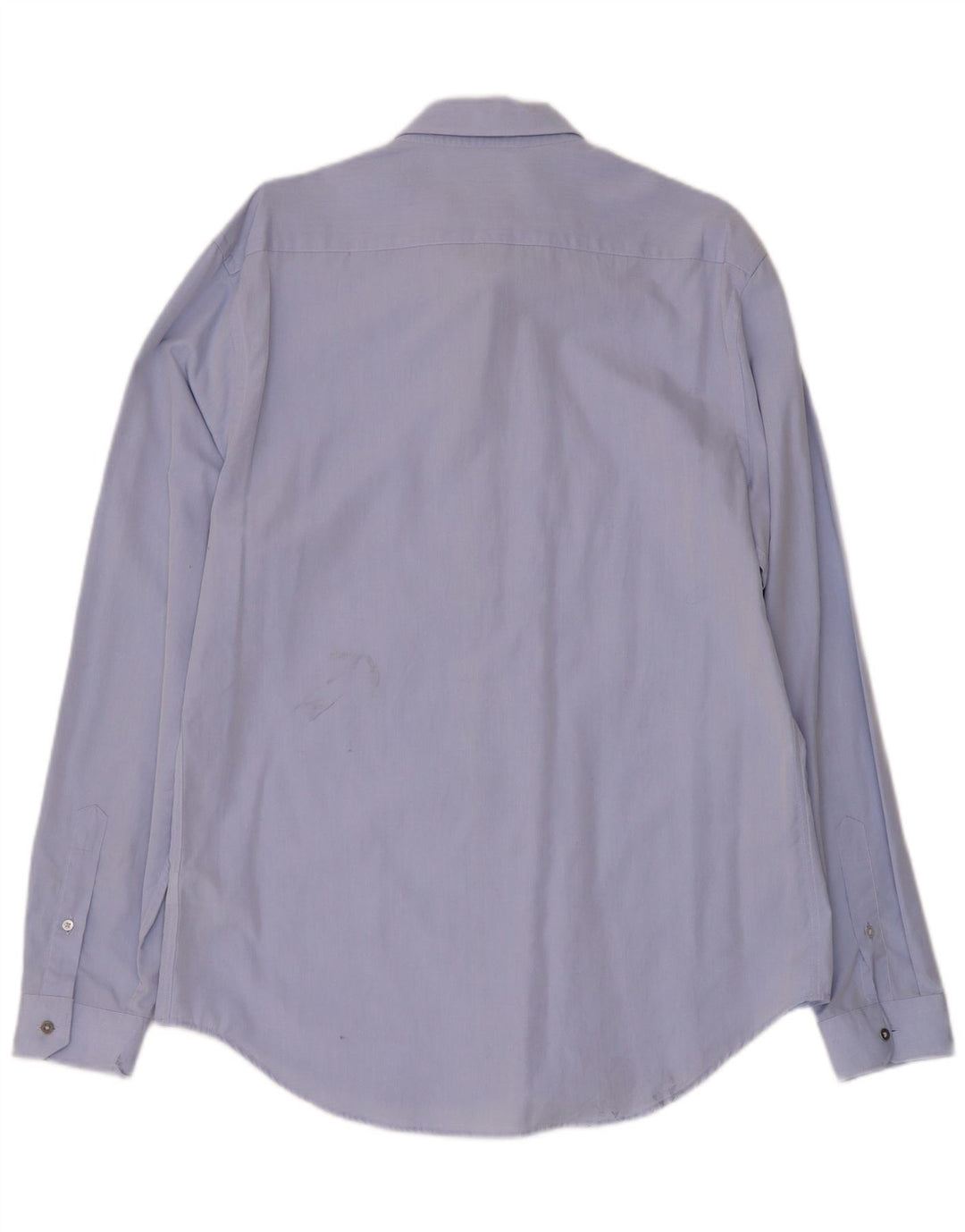 Zara Mens Slim Fit Shirt XL Blue Cotton