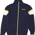 KAPPA Mens Tracksuit Top Jacket Medium Navy Blue Colourblock Polyester