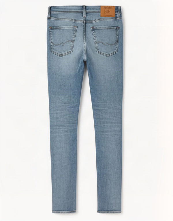 Jack & Jones Herre Liam Skinny Jeans W30 L32 Blå Bomuld