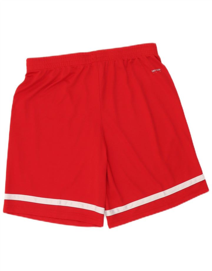 Arena Mens Sport Shorts Large Red Colourblock Polyester