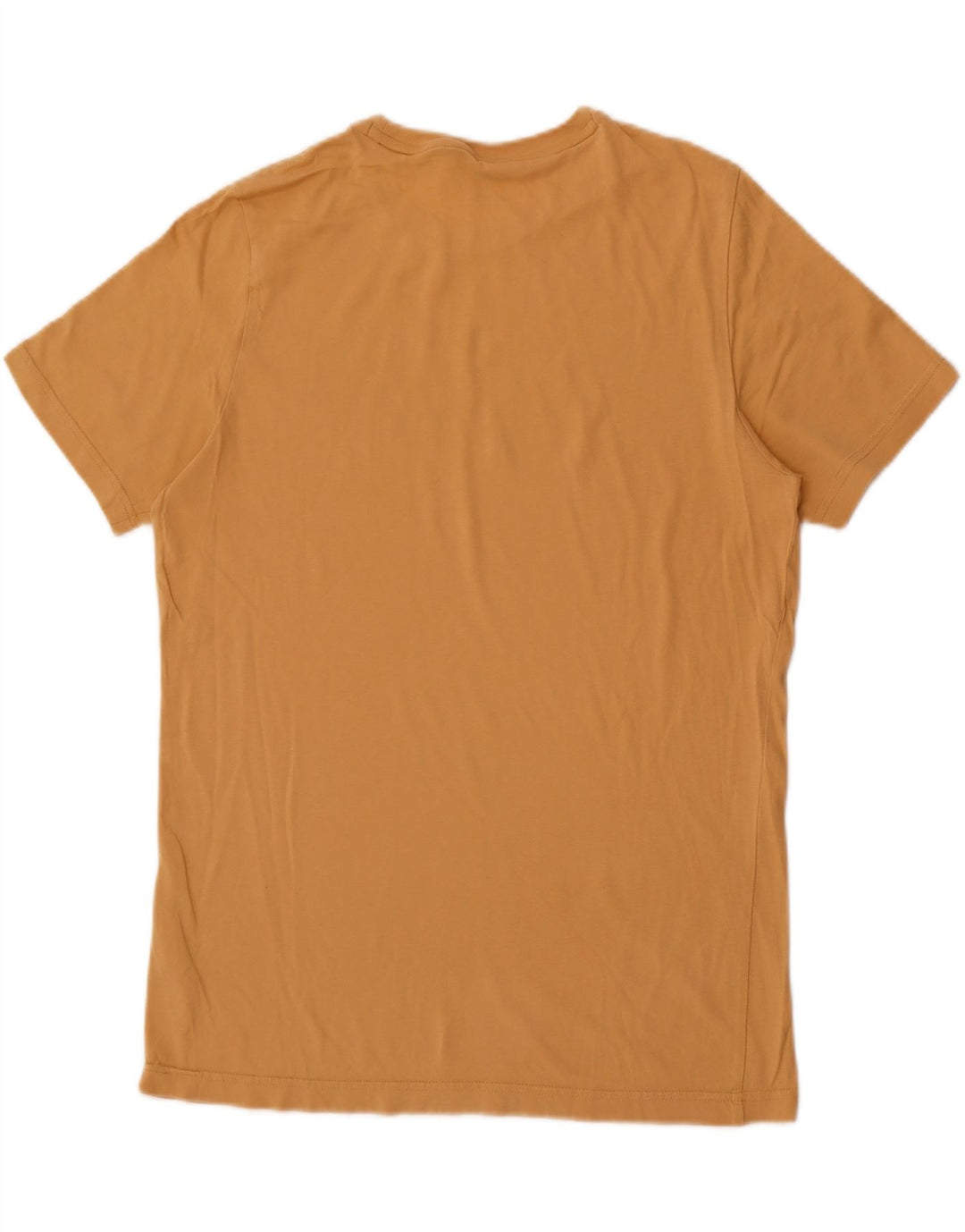 Puma Mens Graphic T-Shirt Top Medium Yellow Cotton