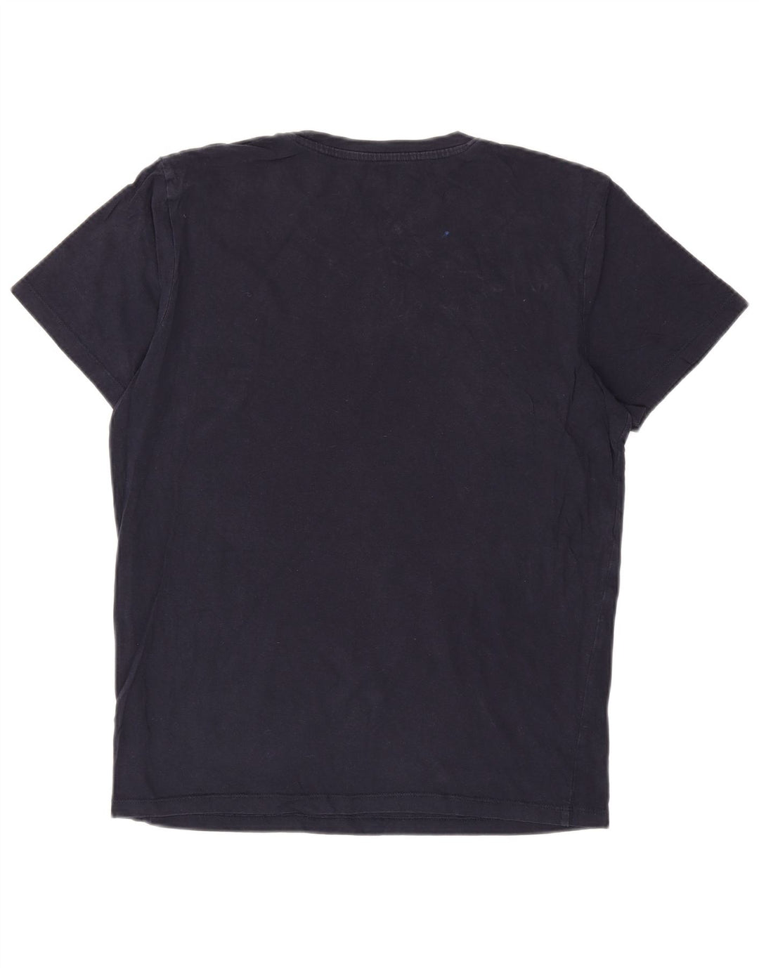 JACK & JONES Mens Graphic T-Shirt Top Medium Navy Blue