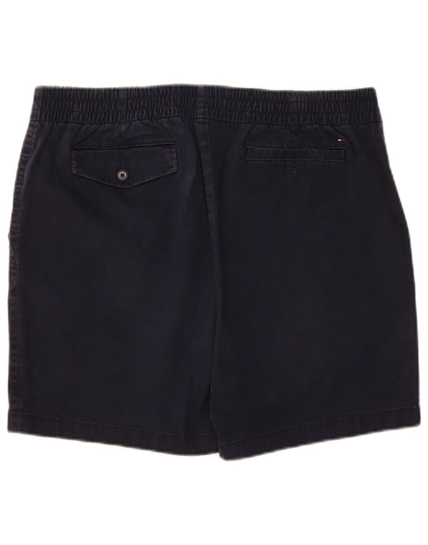 Tommy Hilfiger Mens Chino Shorts Large W34 Navy Blue Cotton