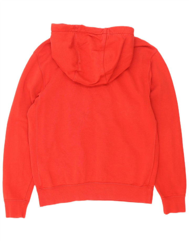 Nike Womens Graphic Hoodie Jumper Large Red Cotton