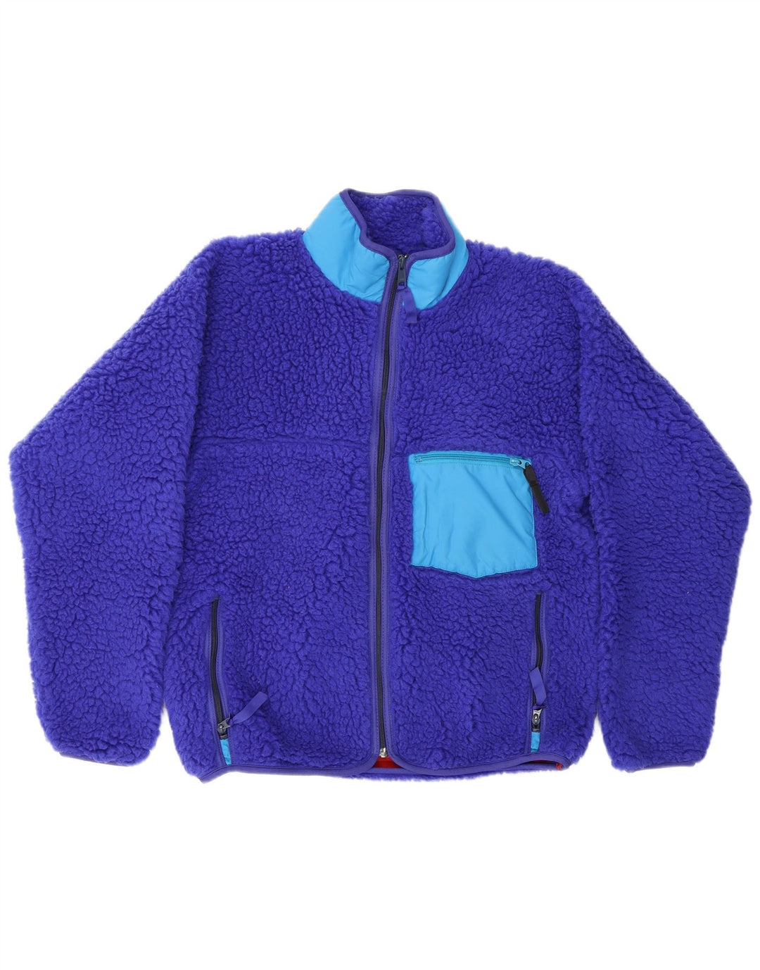 Patagonia Veste polaire pour homme UK 38 Bleu moyen Polyester