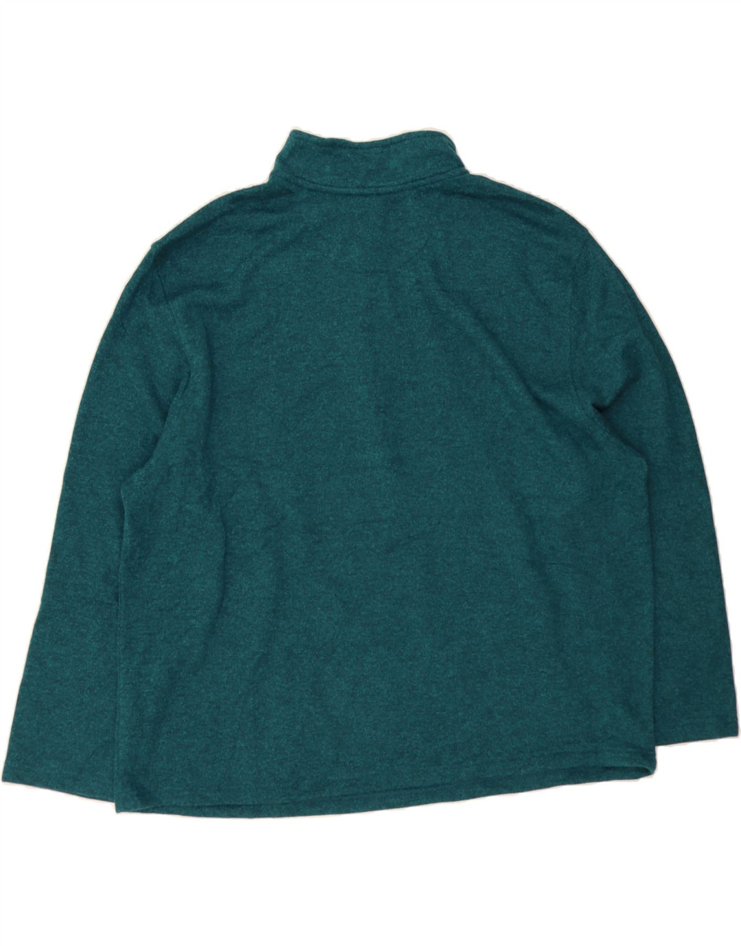 IZOD Mens Zip Neck Sweatshirt Jumper 2XL Green Polyester Vintage Izod and Second-Hand Izod from Messina Hembry 