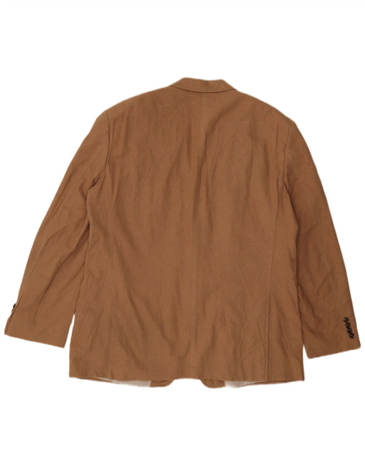 Marks & Spencer Herre 2-knaps blazerjakke UK 38 Medium Beige Linen