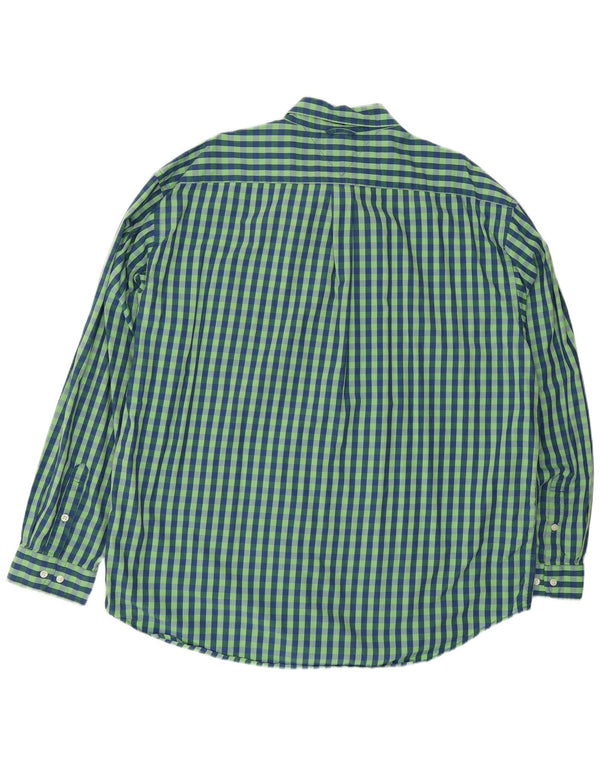Tommy Hilfiger férfi ing 2XL zöld Gingham Cotton