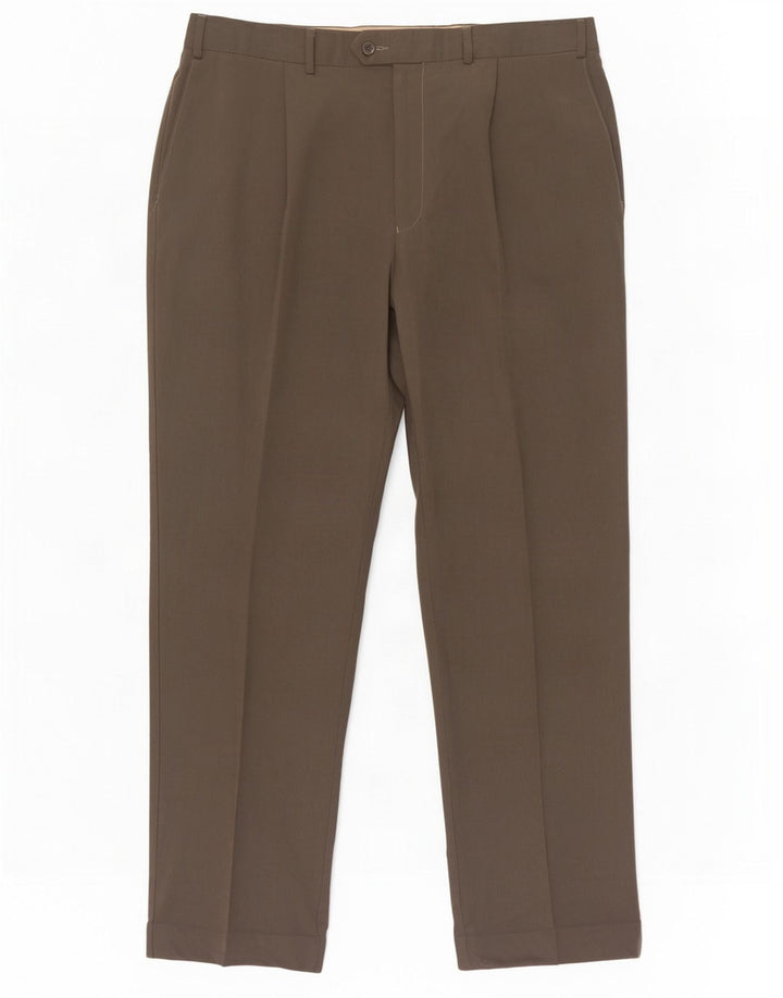 Pantaloni de costum pentru bărbați Marks & Spencer L38 L31 gri Lyocell