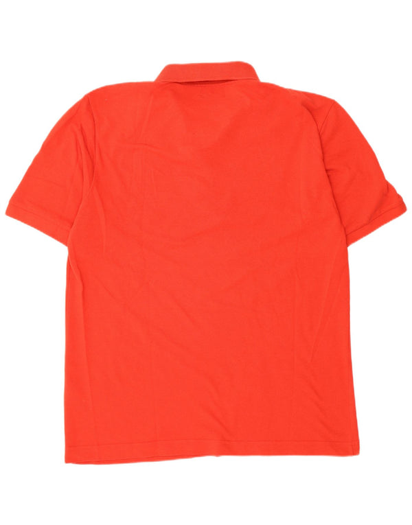Kappa Mens Graphic Polo Shirt XL Red Cotton
