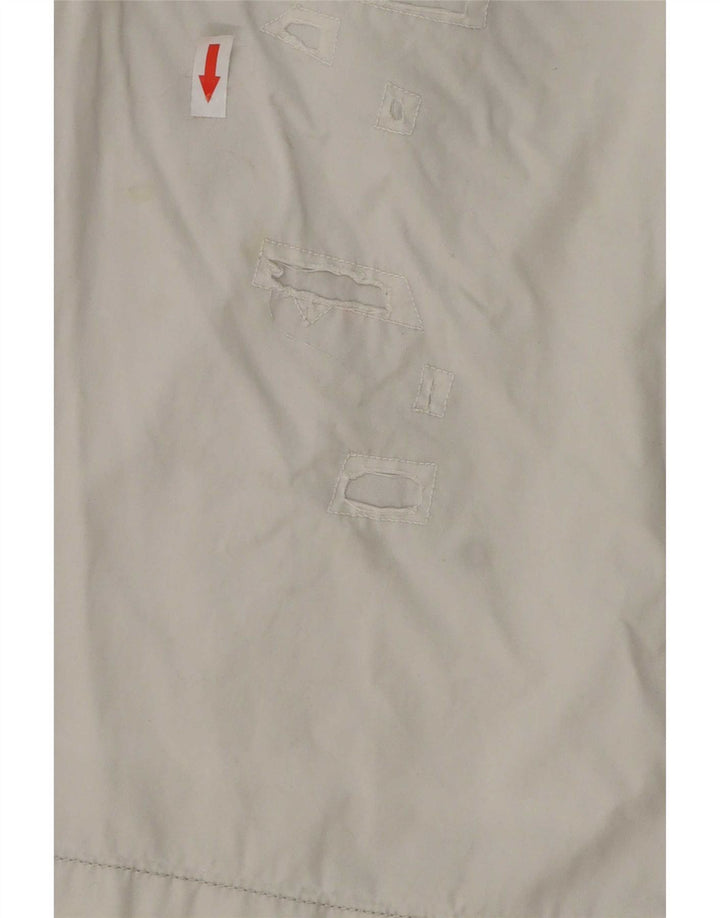 Guess Mens Distressed Chino Shorts W29 Small Grey Cotton