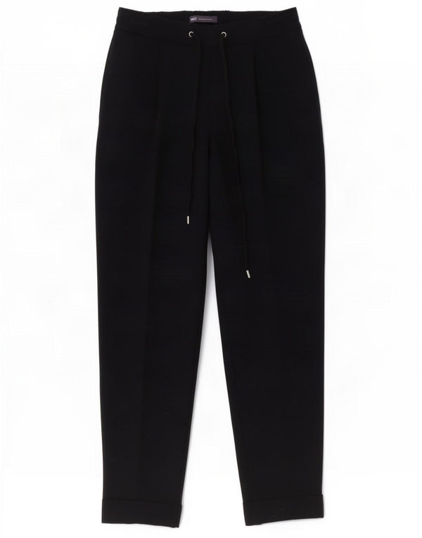 Marks & Spencer Damen Gerade Freizeithose UK 8 Small W28 L27 Schwarz