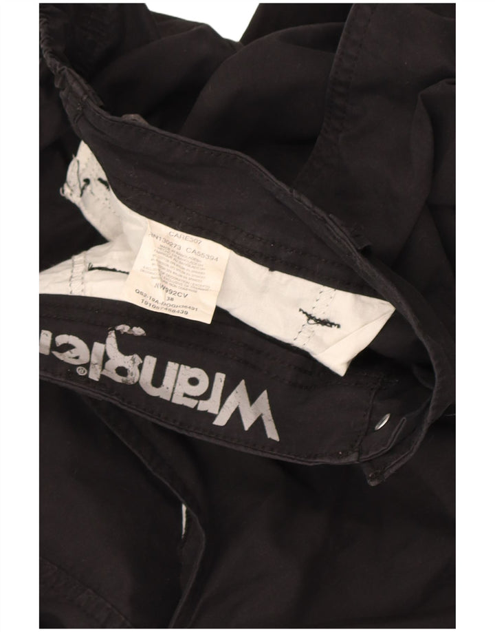 Wrangler Chino Shorts til mænd W38 XL Sort bomuld