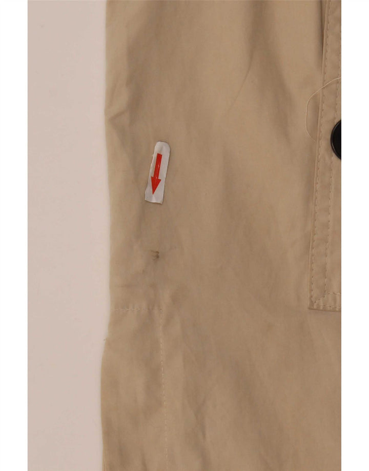 Zara Womens Oversized Trench Coat UK 10 Small Beige