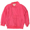 Vintage Herre Anorak Jacket UK 42/44 Large Pink Nylon
