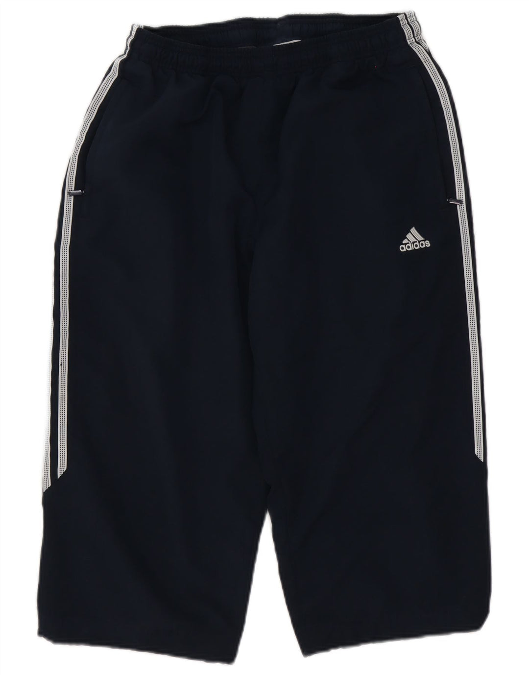 Pantaloni da tuta Adidas Capri da uomo medi in poliestere blu navy