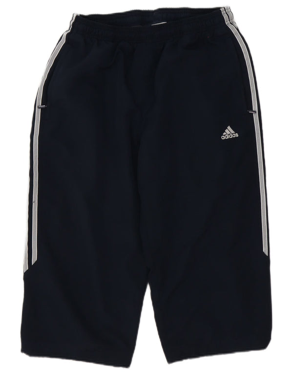 Pantaloni da tuta Adidas Capri da uomo medi in poliestere blu navy