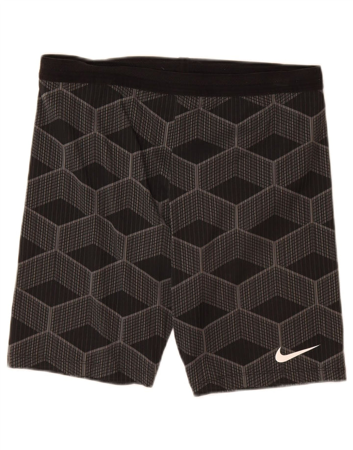 Nike Mens Sport Shorts Grande Cinza Geométrico