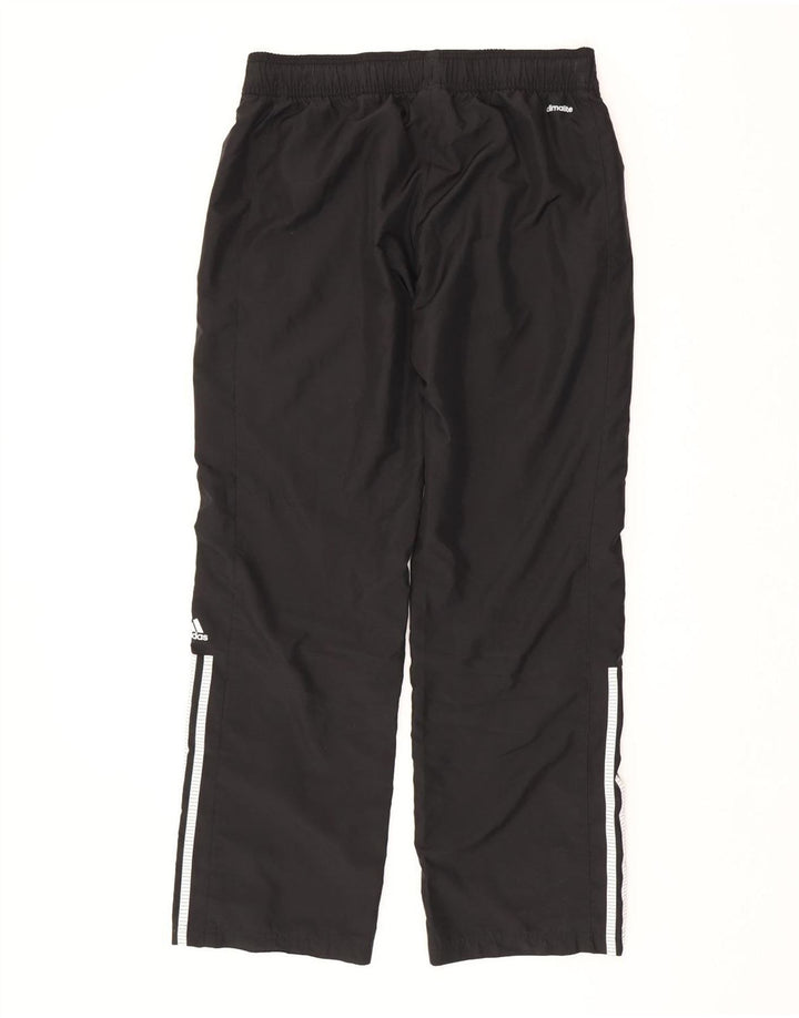 ADIDAS Womens Climalite Tracksuit Trousers UK 12/14 Medium Black Polyester