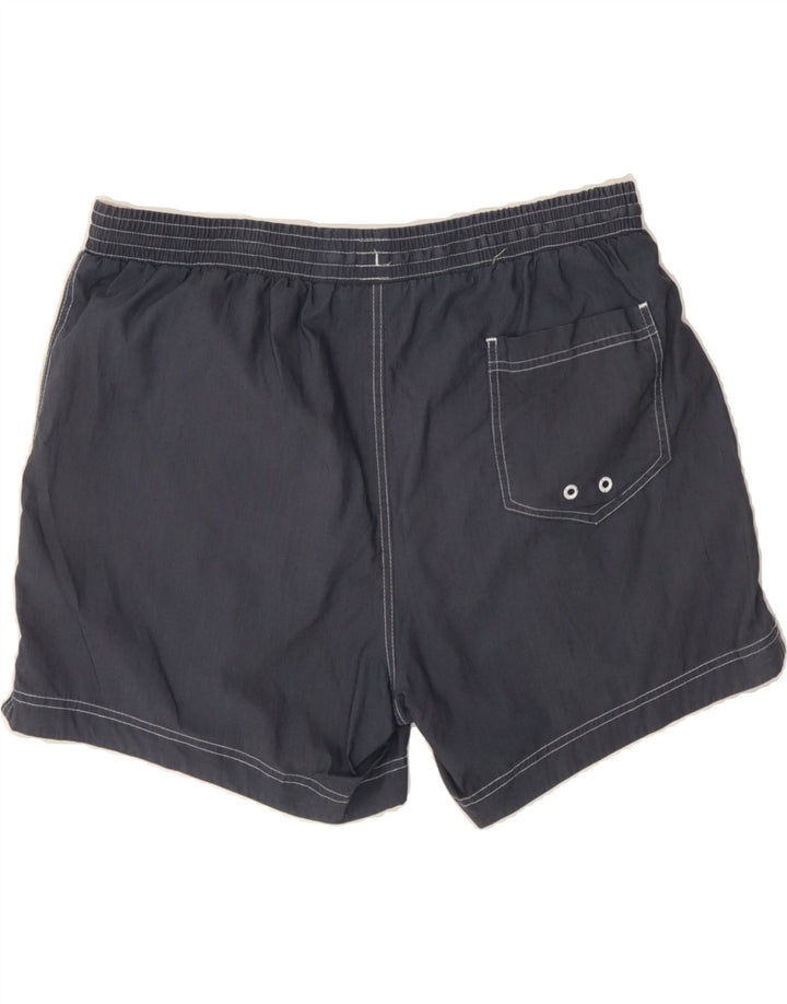 CHAMPION Mens Graphic Swimming Shorts XL Grey Colourblock Vintage Champion and Second-Hand Champion from Messina Hembry 