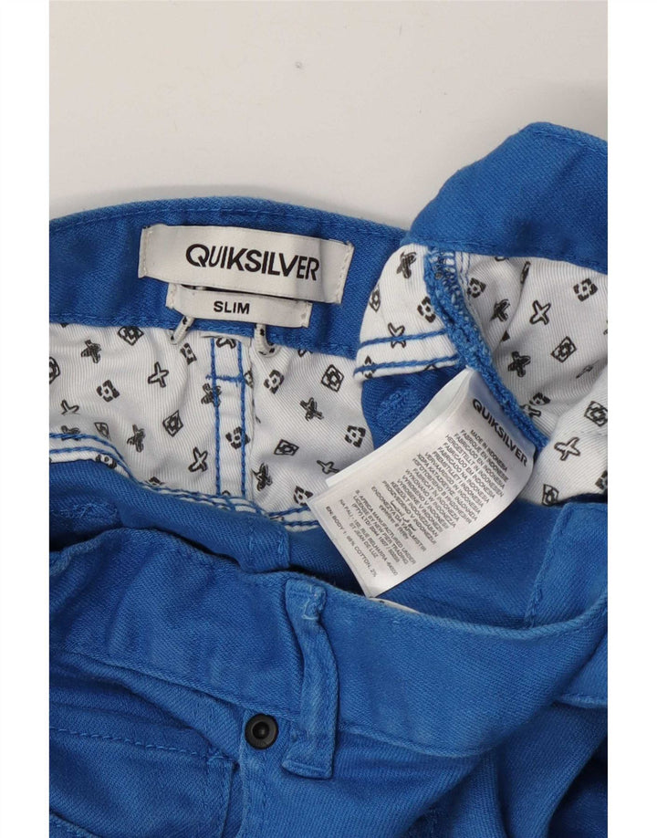 Quiksilver Womens Slim Jeans W28 L29 Blue Cotton