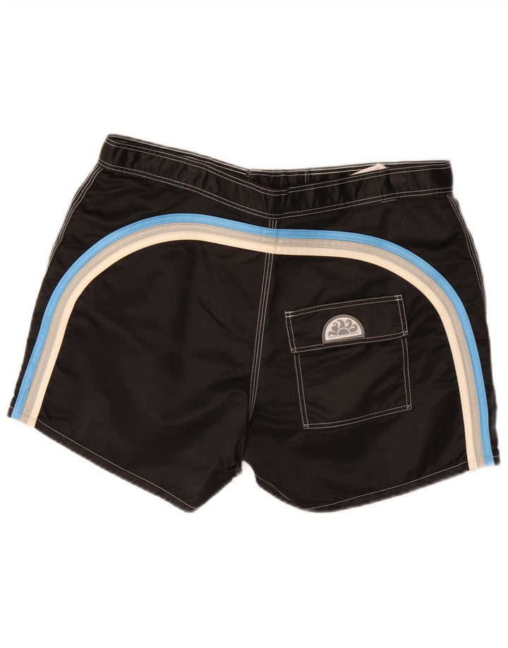 Sundek Mens Natação Shorts Grande Nylon Preto